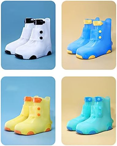 כיסויי נעלי גשם | כיסויי נעליים של מגפי גשם לבנים ובנות | הגלוז'ס לשימוש חוזר מפעיל סנדלים לתינוקות